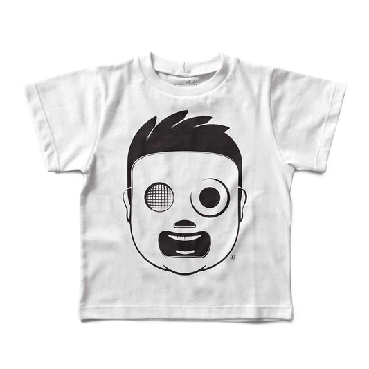 Kids Slipknot t-shirt with baby Cory in white