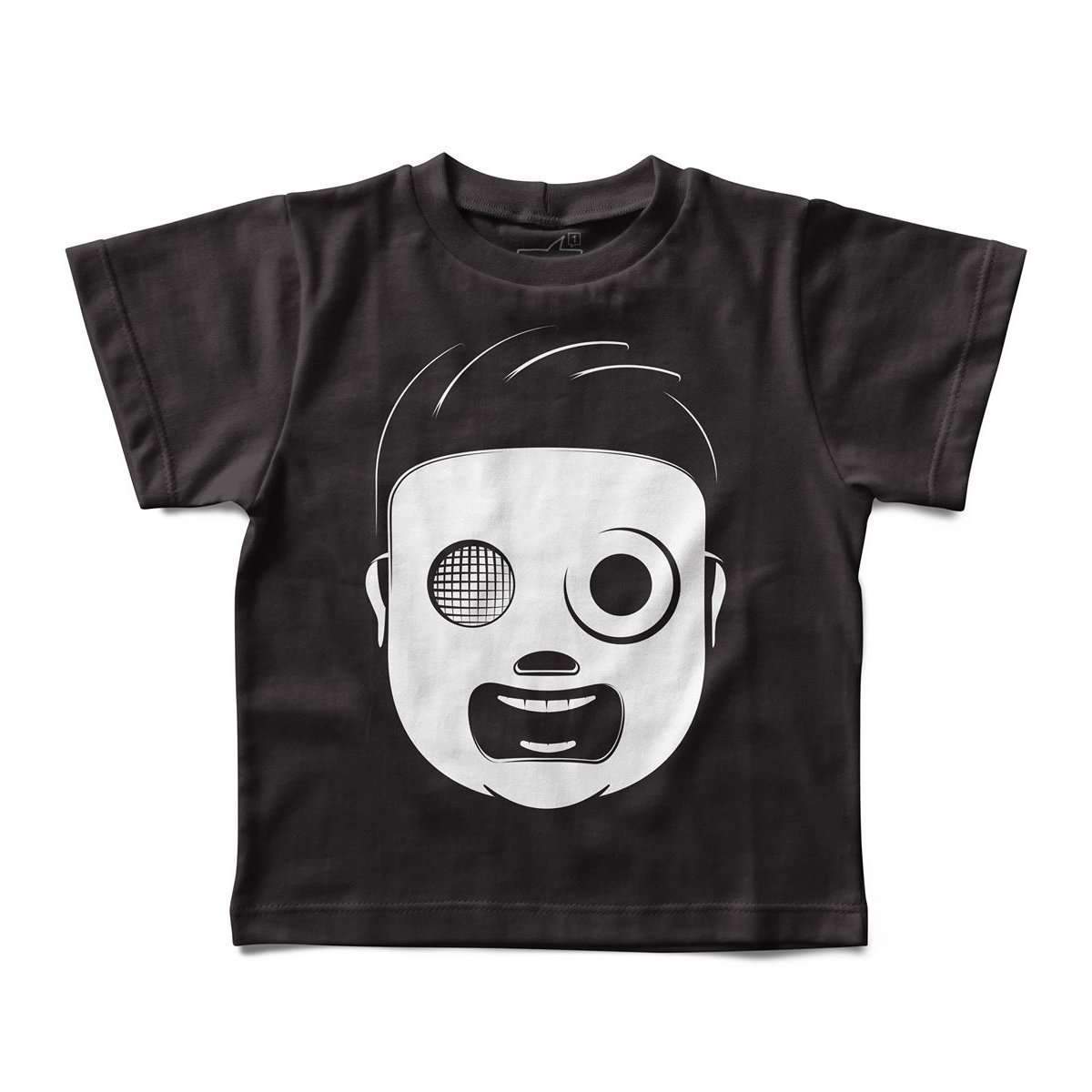 Kids Slipknot t-shirt with baby Cory in black